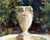 Vase Fountain, Pocantico - 约翰·辛格·萨金特